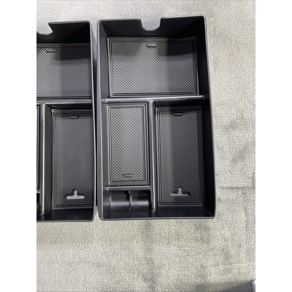 Center Armrest Storage 2023-2024 Lexus RX 350 350h 500h Box Organizer Tray 2 Pk - Picture 4 of 10